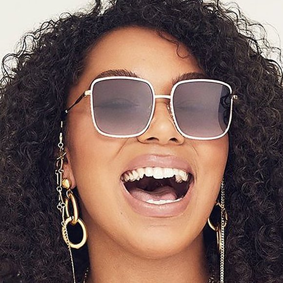 Quay Real One Sunglasses - Gold Smoke main image 3